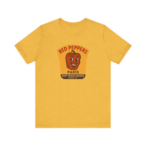 Paris Red Peppers T-Shirt (Premium Lightweight) - Vintage Defunct Baseball Teams