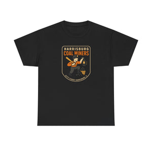 Harrisburg Coal Miners T-Shirt (Heavyweight) - Vintage Defunct Baseball Teams
