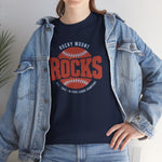 Rocky Mount Rocks T-Shirt (Heavyweight) - Vintage Defunct Baseball Teams - North Carolina