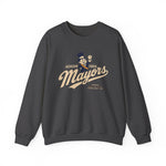 Jackson - Ionia Mayors Crewneck Sweatshirt - Vintage Defunct Baseball Teams - Michigan