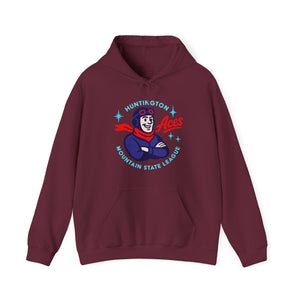 Huntington Aces Hoodie - Vintage Defunct Baseball Teams