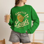Danville Leafs Crewneck Sweatshirt - Vintage Defunct Baseball Teams - Virginia
