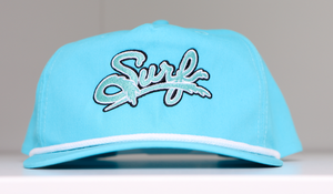 Atlantic City Surf Script Baseball Rope Hat
