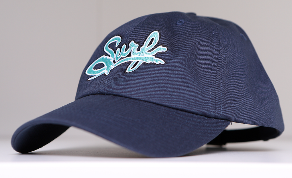 Atlantic City Surf Script Baseball Dad Hat