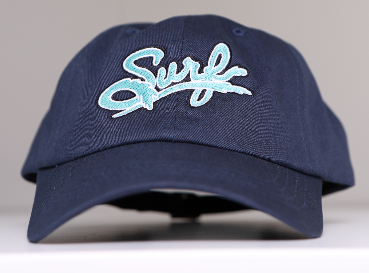 Atlantic City Surf Script Baseball Dad Hat